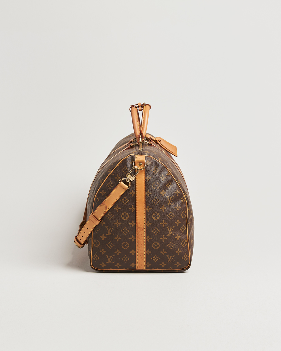 Homme | Louis Vuitton Pre-Owned Keepall Bandoulière 60 Monogram | Louis Vuitton Pre-Owned | Keepall Bandoulière 60 Monogram