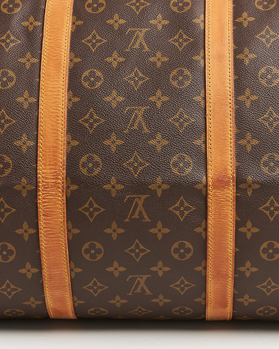 Homme | Louis Vuitton Pre-Owned Keepall Bandoulière 60 Monogram | Louis Vuitton Pre-Owned | Keepall Bandoulière 60 Monogram