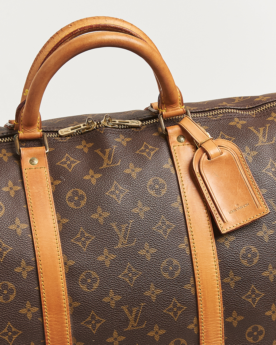 Homme | Louis Vuitton Pre-Owned Keepall Bandoulière 60 Monogram | Louis Vuitton Pre-Owned | Keepall Bandoulière 60 Monogram