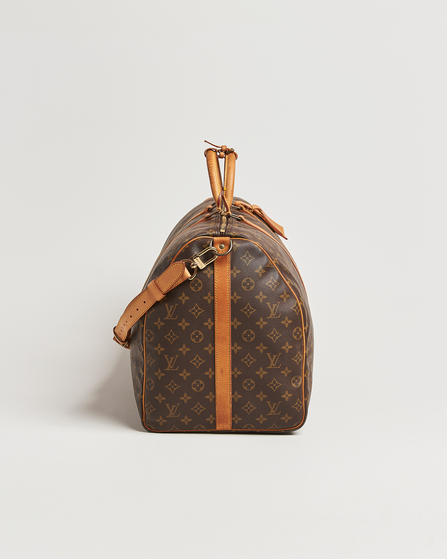 Homme | Louis Vuitton Pre-Owned Keepall Bandoulière 60 Monogram | Louis Vuitton Pre-Owned | Keepall Bandoulière 60 Monogram