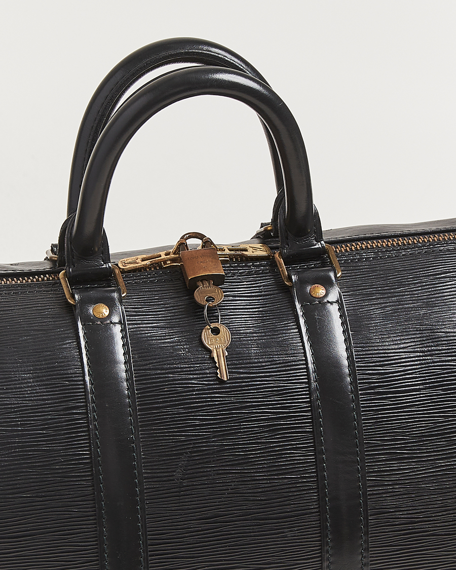 Homme | Pre-Owned & Vintage Bags | Louis Vuitton Pre-Owned | Keepall 45 Epi Leather Black