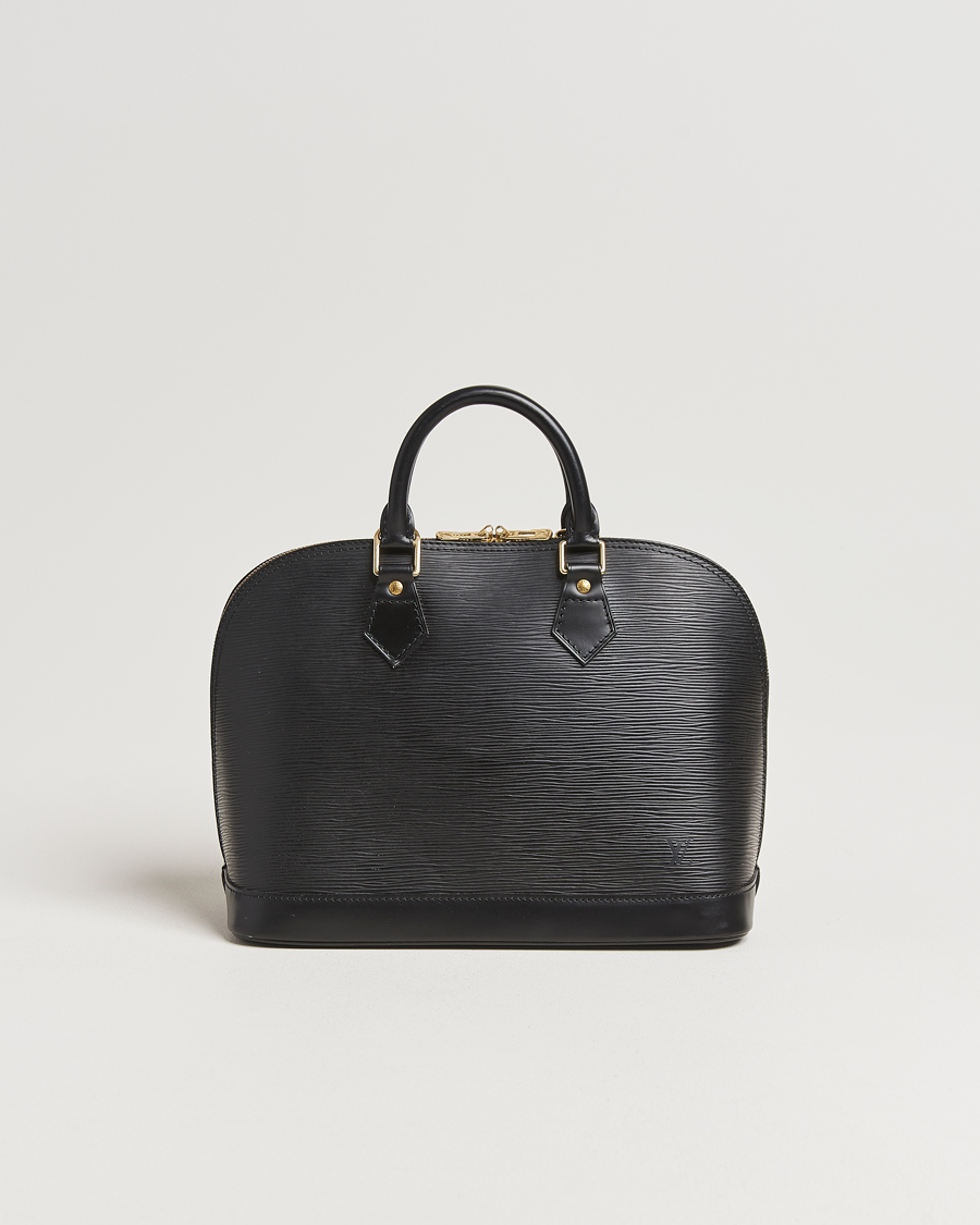 Homme | Louis Vuitton Pre-Owned Alma PM Bag Epi Leather Black | Louis Vuitton Pre-Owned | Alma PM Bag Epi Leather Black