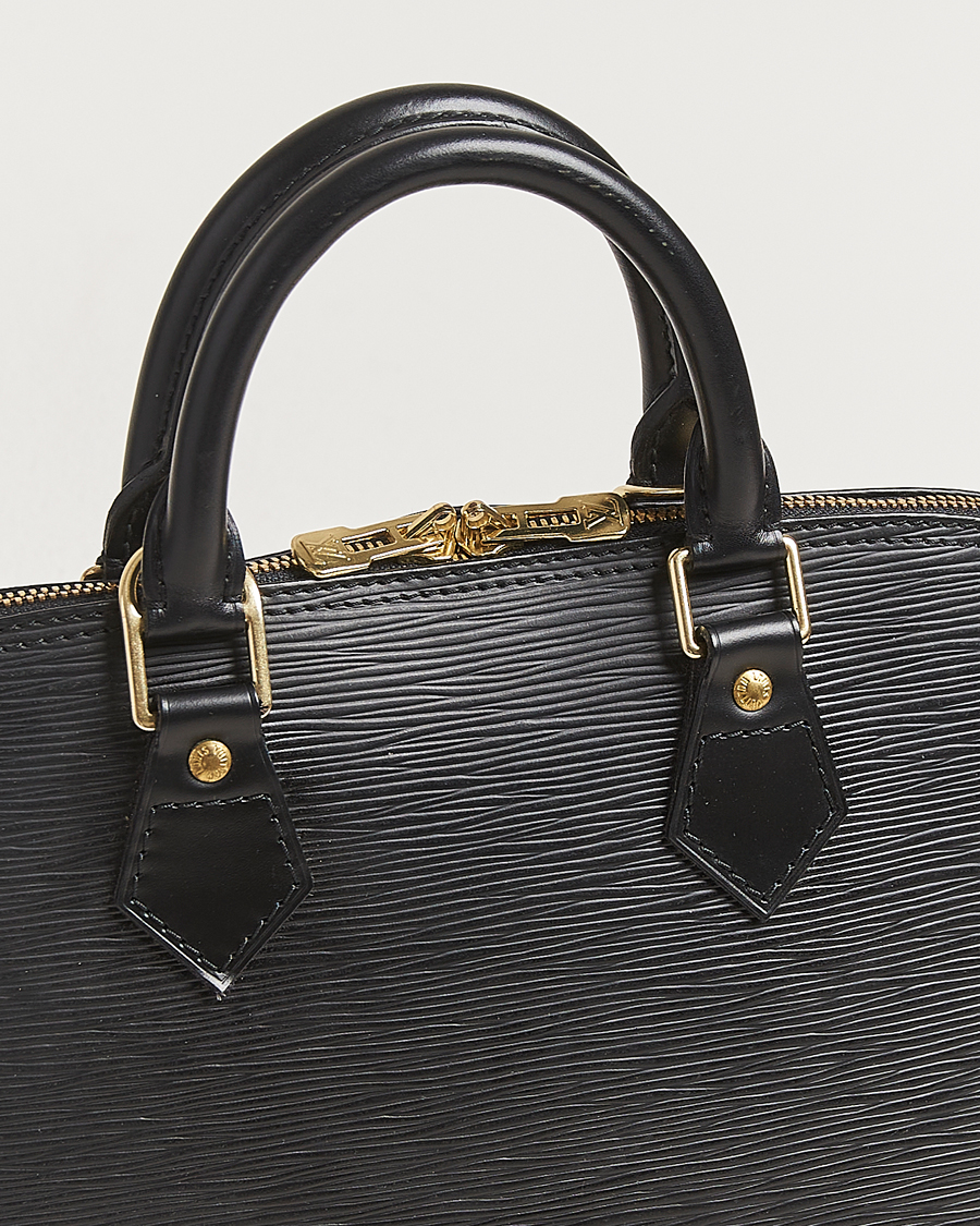 Homme | Louis Vuitton Pre-Owned Alma PM Bag Epi Leather Black | Louis Vuitton Pre-Owned | Alma PM Bag Epi Leather Black
