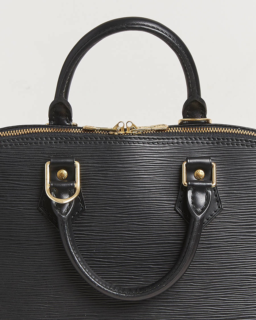 Homme | Louis Vuitton Pre-Owned Alma PM Bag Epi Leather Black | Louis Vuitton Pre-Owned | Alma PM Bag Epi Leather Black