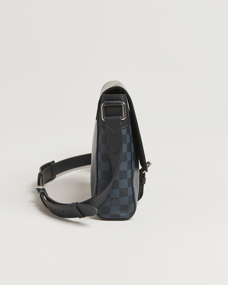 Homme | Pre-Owned & Vintage Bags | Louis Vuitton Pre-Owned | Newport Messenger PM Damier Cobalt