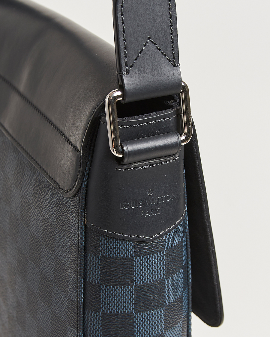Homme | Pre-Owned & Vintage Bags | Louis Vuitton Pre-Owned | Newport Messenger PM Damier Cobalt