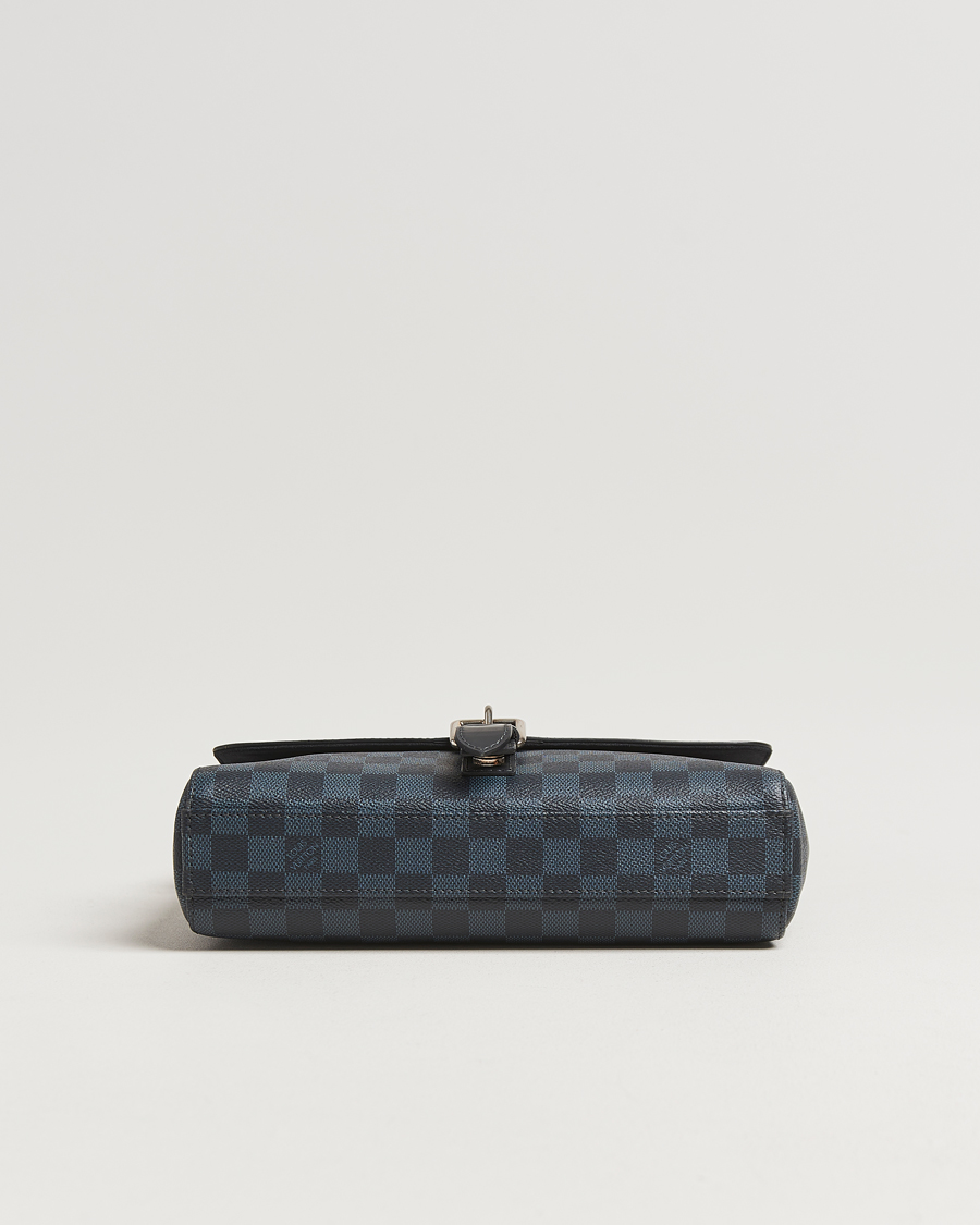Homme | Pre-Owned & Vintage Bags | Louis Vuitton Pre-Owned | Newport Messenger PM Damier Cobalt