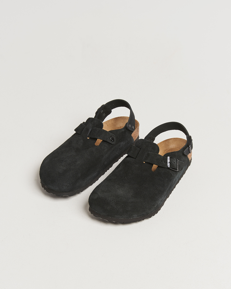 Homme | Sandales Et Mules | BIRKENSTOCK | Tokio Classic Footbed Black Suede