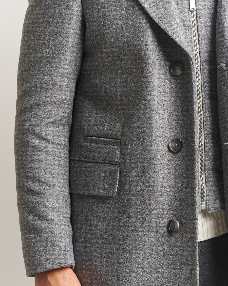 Homme | Manteaux Et Vestes | BOSS BLACK | Hyde Wool Bib Coat Silver