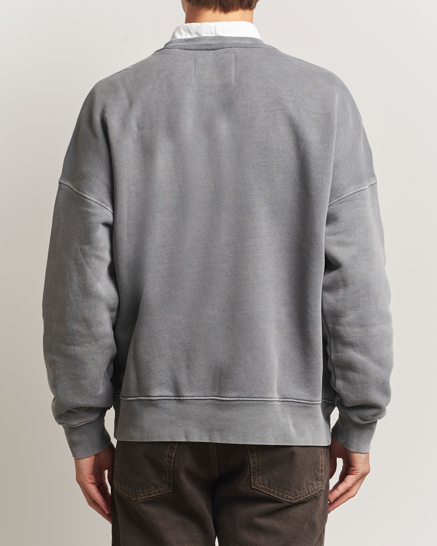 Homme | Pulls Et Tricots | GANT 240 Mulberry Street | Vintage Graphic Crew Neck Sweatshirts Steel Grey