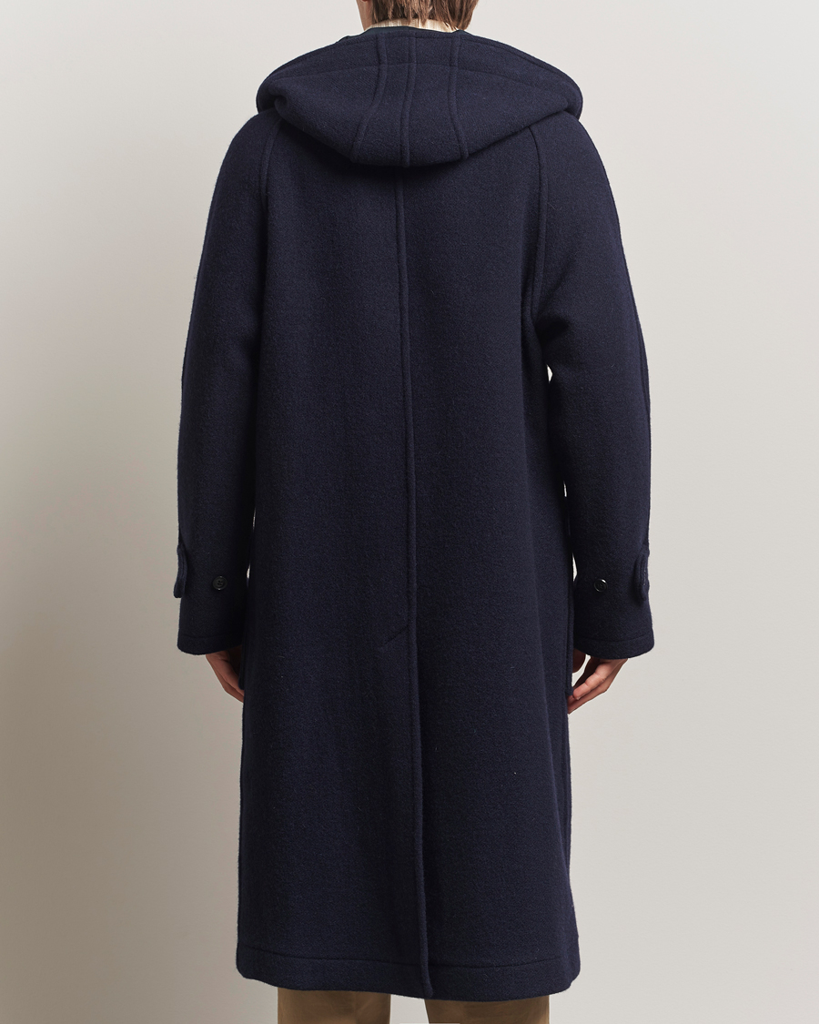 Homme | Manteaux Et Vestes | Gloverall | Raglan Wool Coat Navy