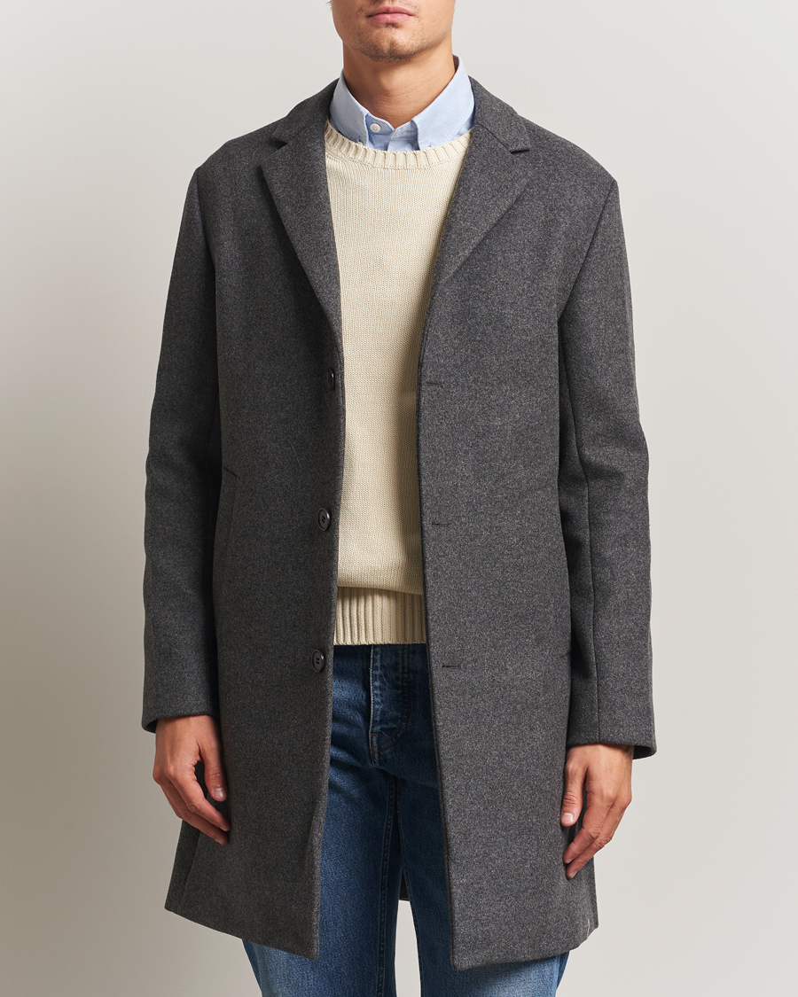 Homme | Manteaux Et Vestes | NN07 | Austin Wool Coat Grey Melange