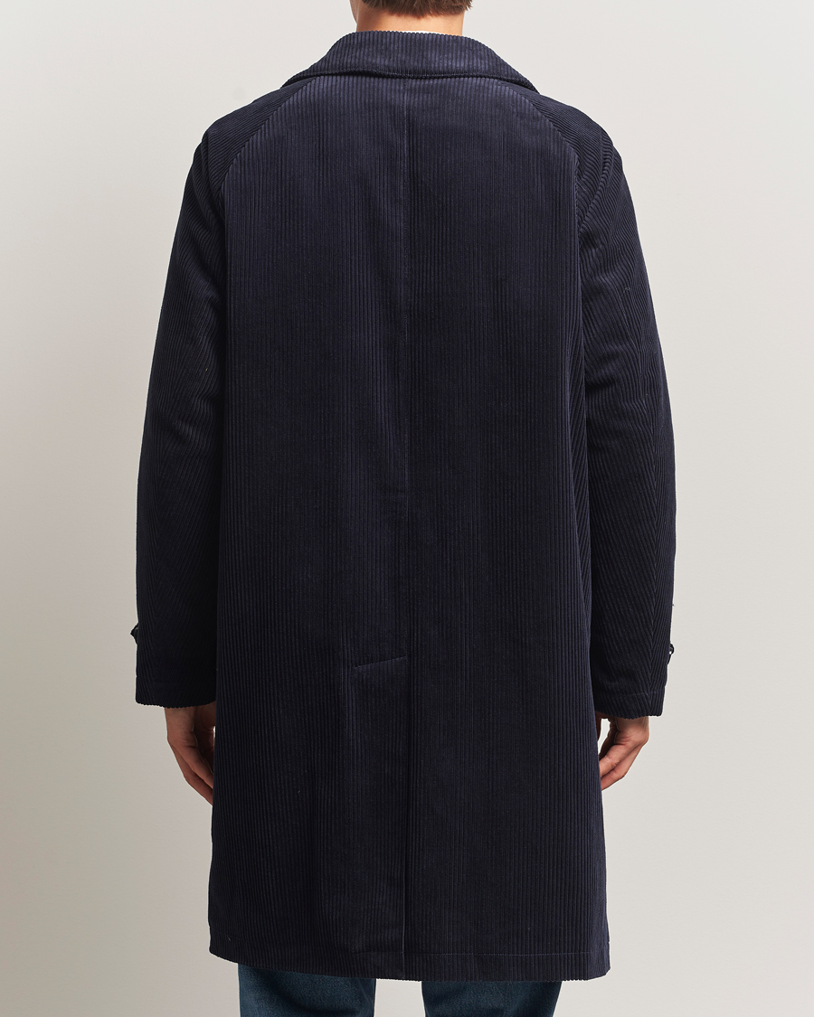 Homme | Manteaux Et Vestes | Aspesi | Corduroy Raglan Coat Navy