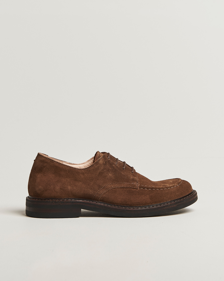 Homme | Derbies | Astorflex | Carlflex Moc Toe Dark Khaki Suede