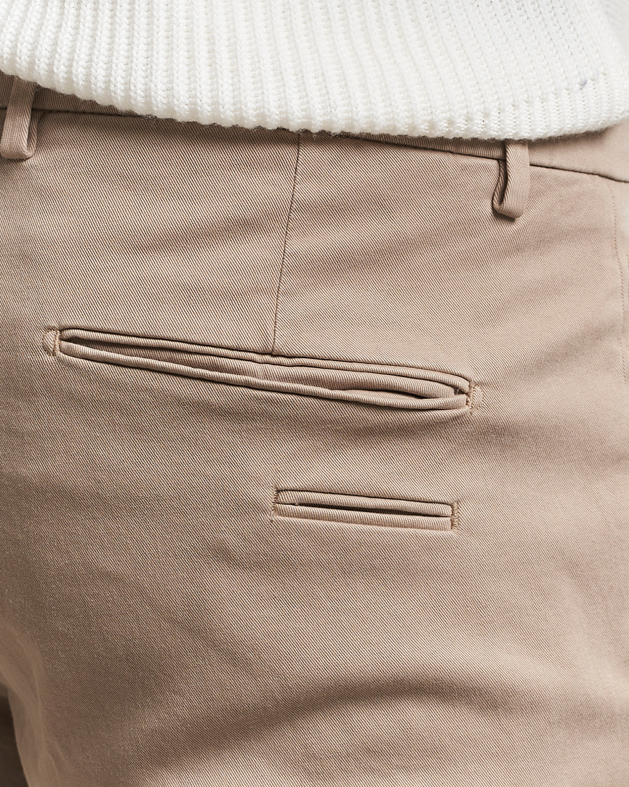 Homme | Pantalons | Briglia 1949 | Slim Fit Cotton Stretch Chino Beige