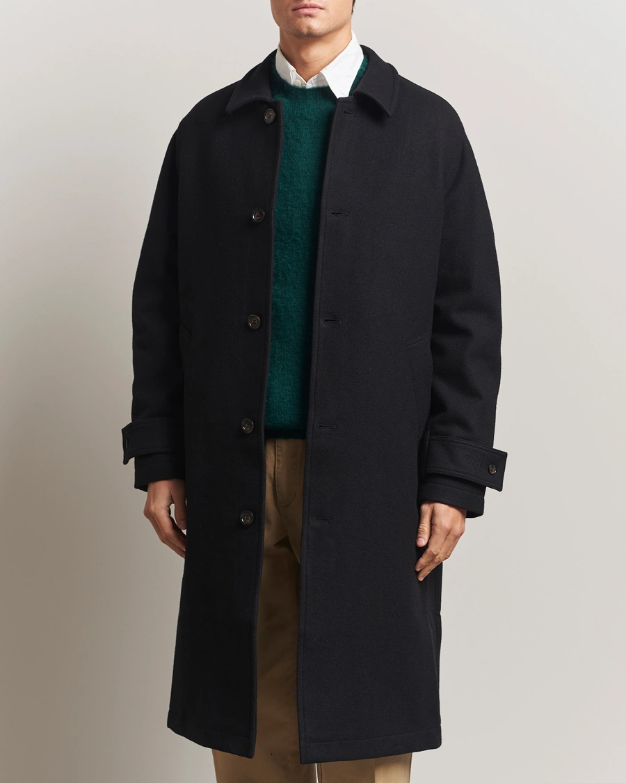 Homme | Manteaux Et Vestes | Forét | Pine Wool Coat Black