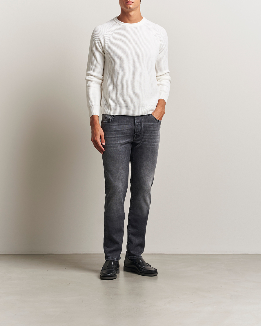 Homme | Jeans | Jacob Cohën | Bard Slim Fit Stretch Jeans Grey