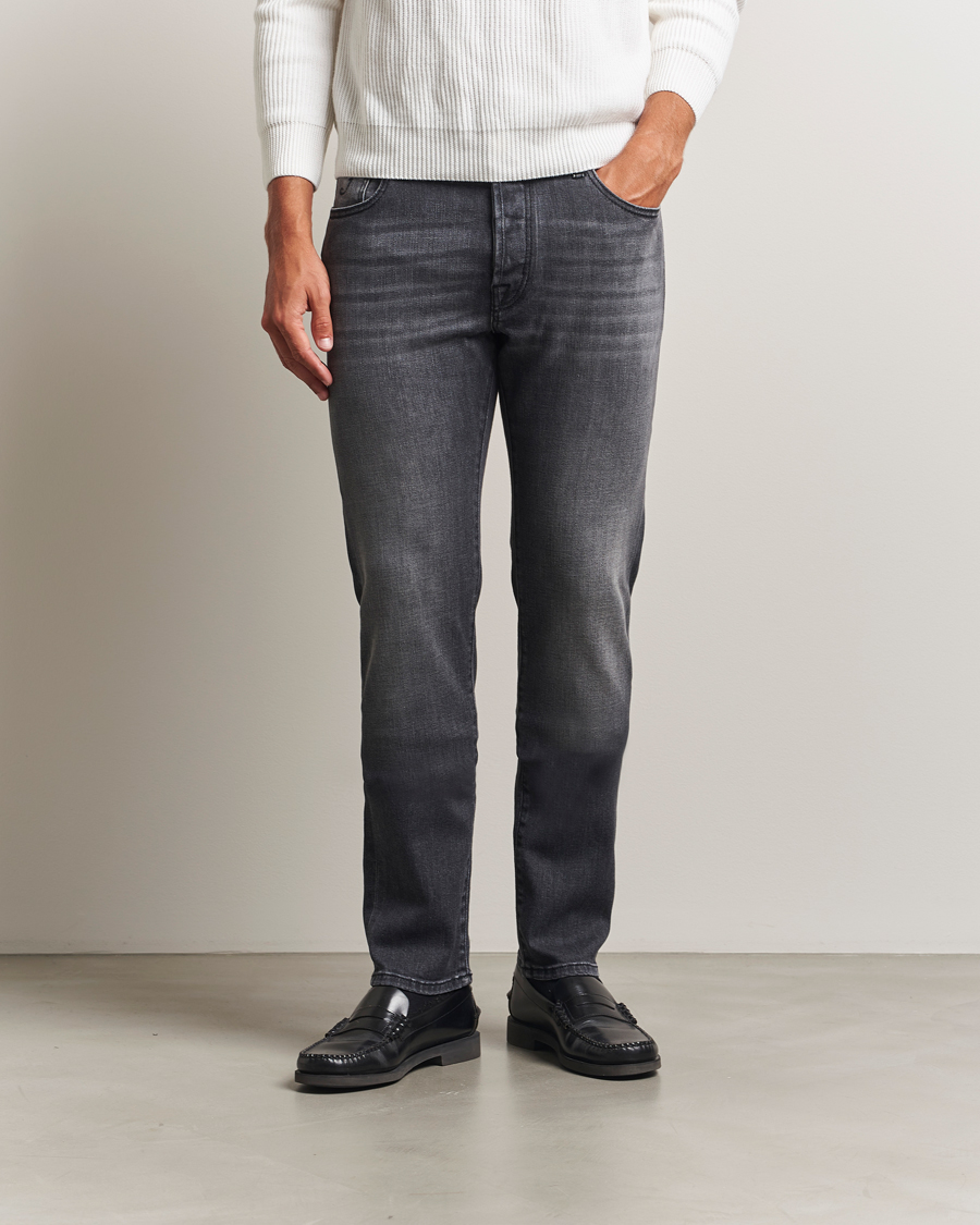 Homme | Jeans | Jacob Cohën | Bard Slim Fit Stretch Jeans Grey