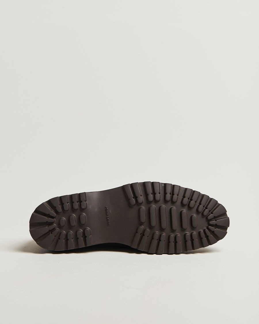 Homme | Derbies | John Lobb | Tide Moc Toe Derby Dark Brown Nubuck