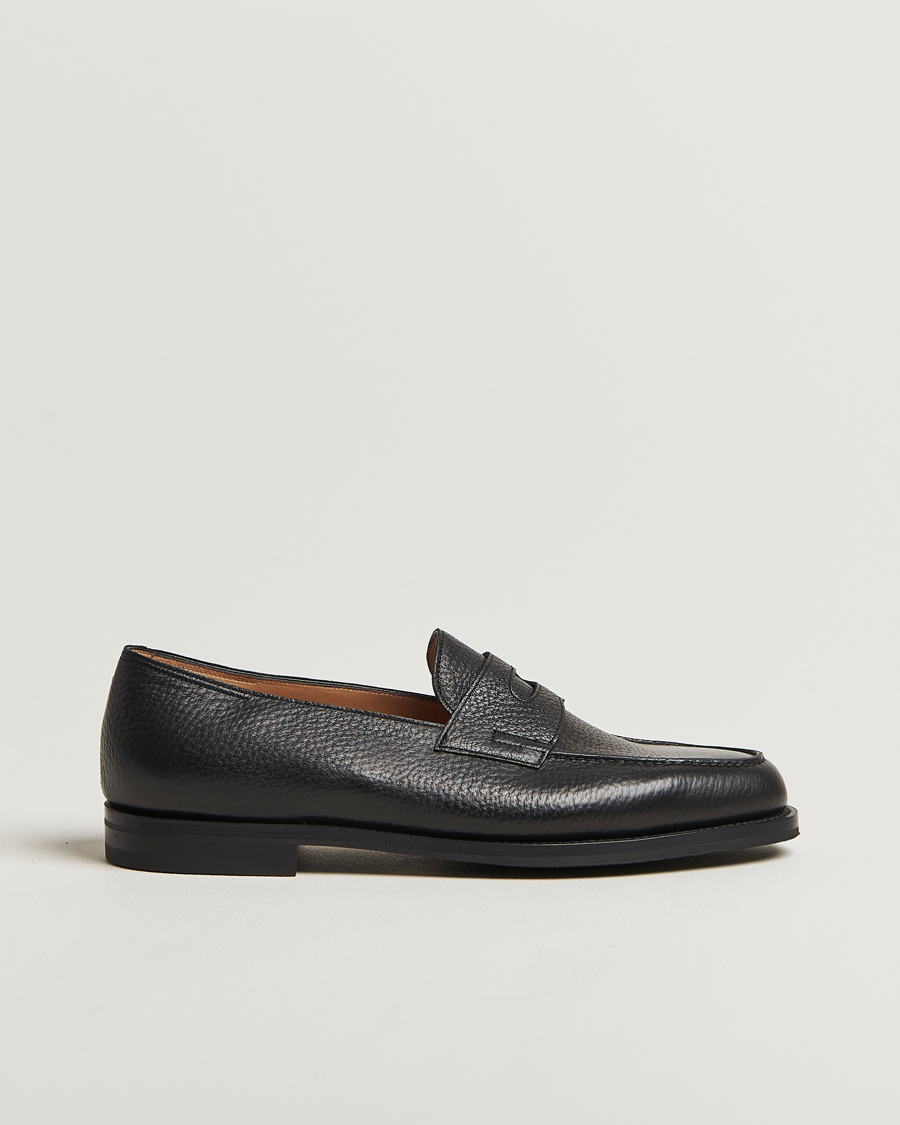 Homme | John Lobb Lopez Penny Loafer Black Grain | John Lobb | Lopez Penny Loafer Black Grain