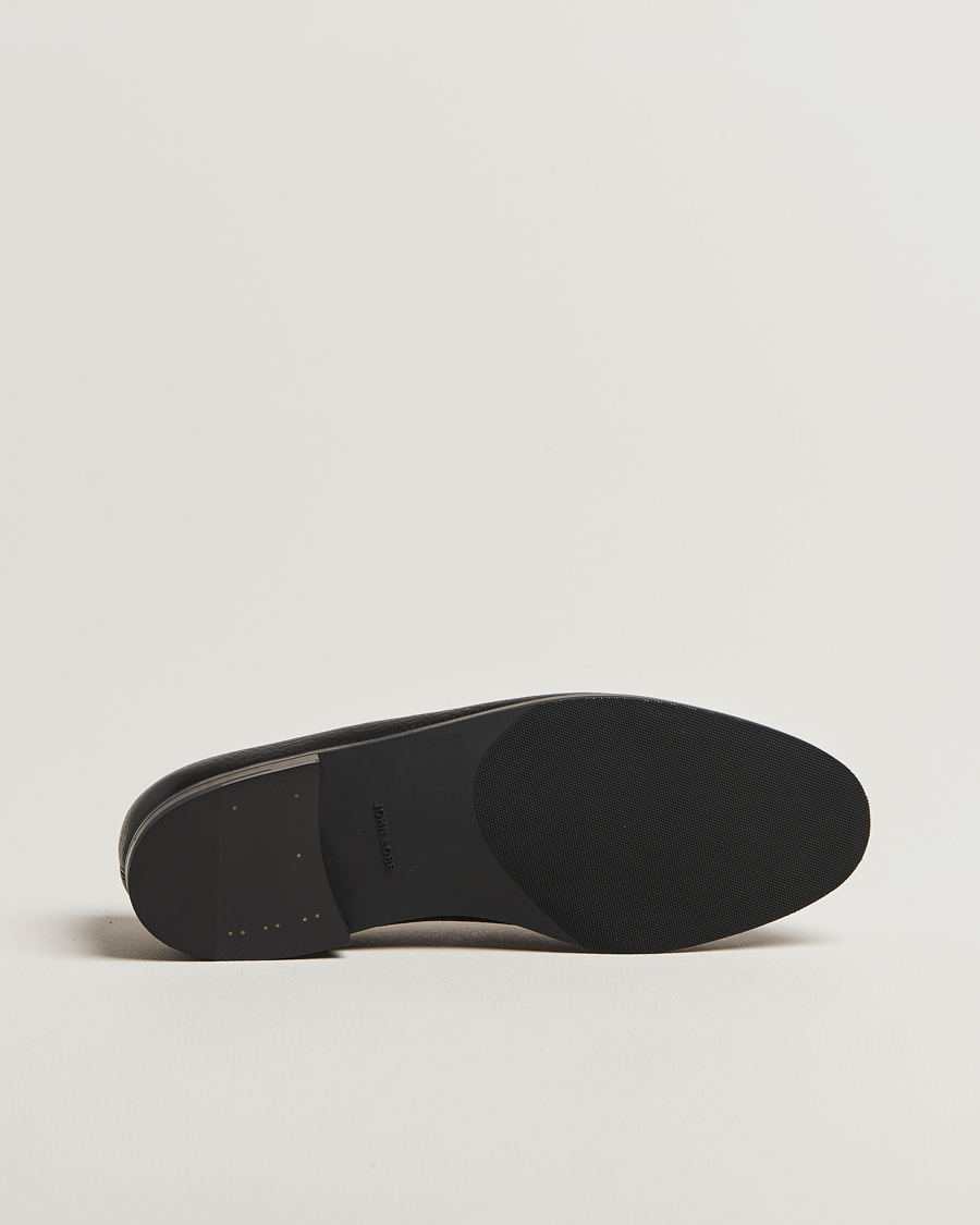 Homme | John Lobb Lopez Penny Loafer Black Grain | John Lobb | Lopez Penny Loafer Black Grain