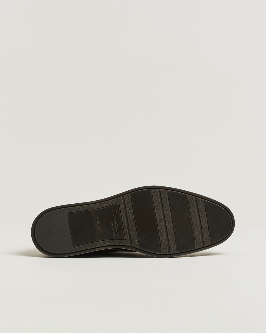 Homme | Bottes | Santoni | Detroit Chukka Boots Dark Brown Suede