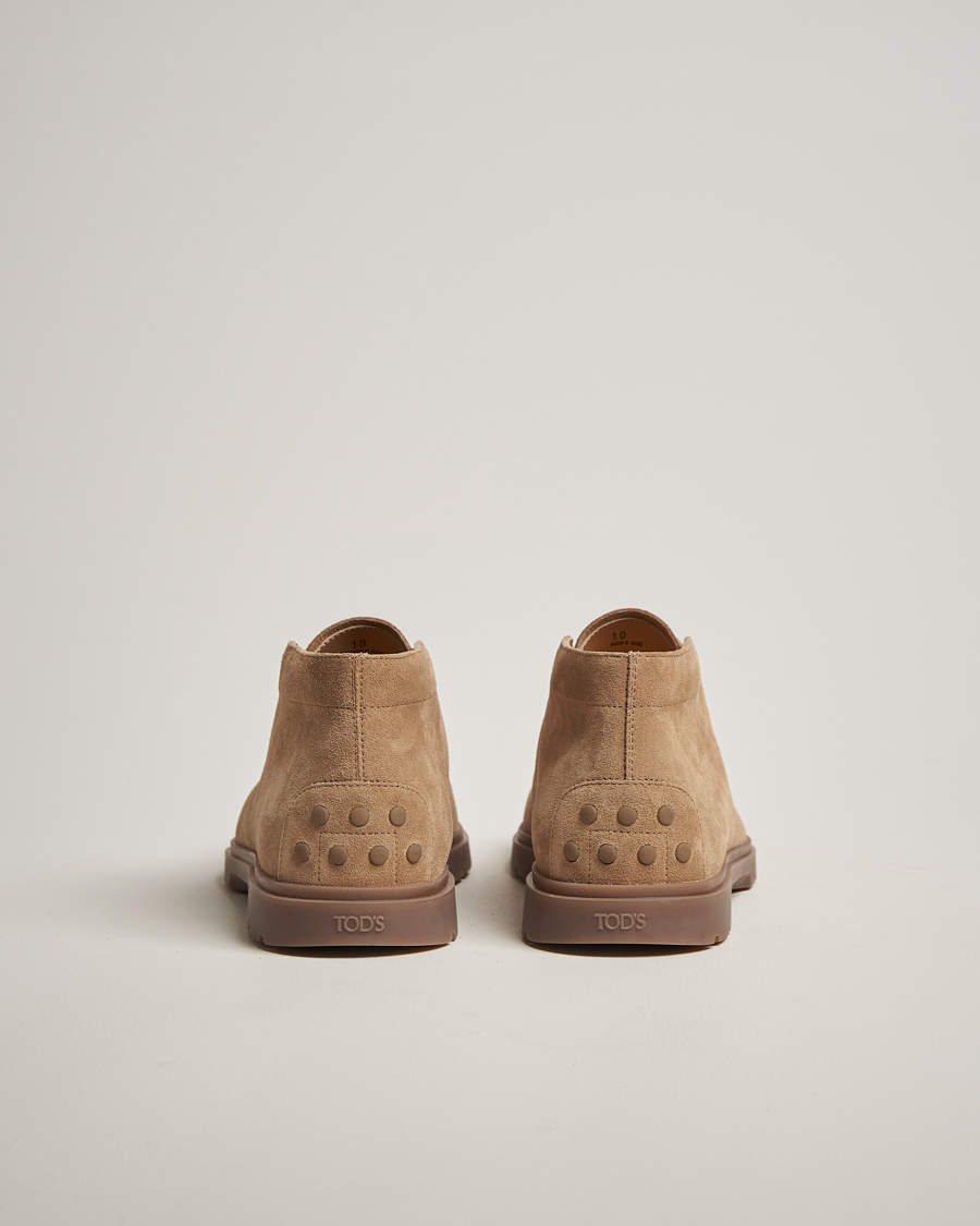 Homme | Bottes | Tod's | Polacco Moc Desert Boots Beige Suede