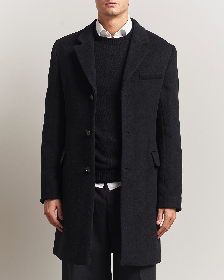 Homme | Manteaux Et Vestes | Filippa K | William Wool Coat Black