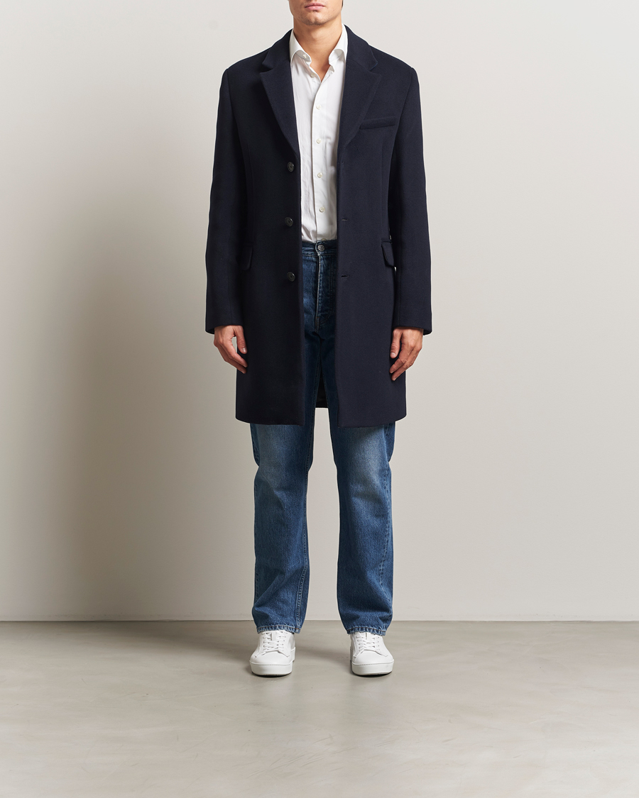 Homme | Manteaux Et Vestes | Filippa K | William Wool Coat Navy