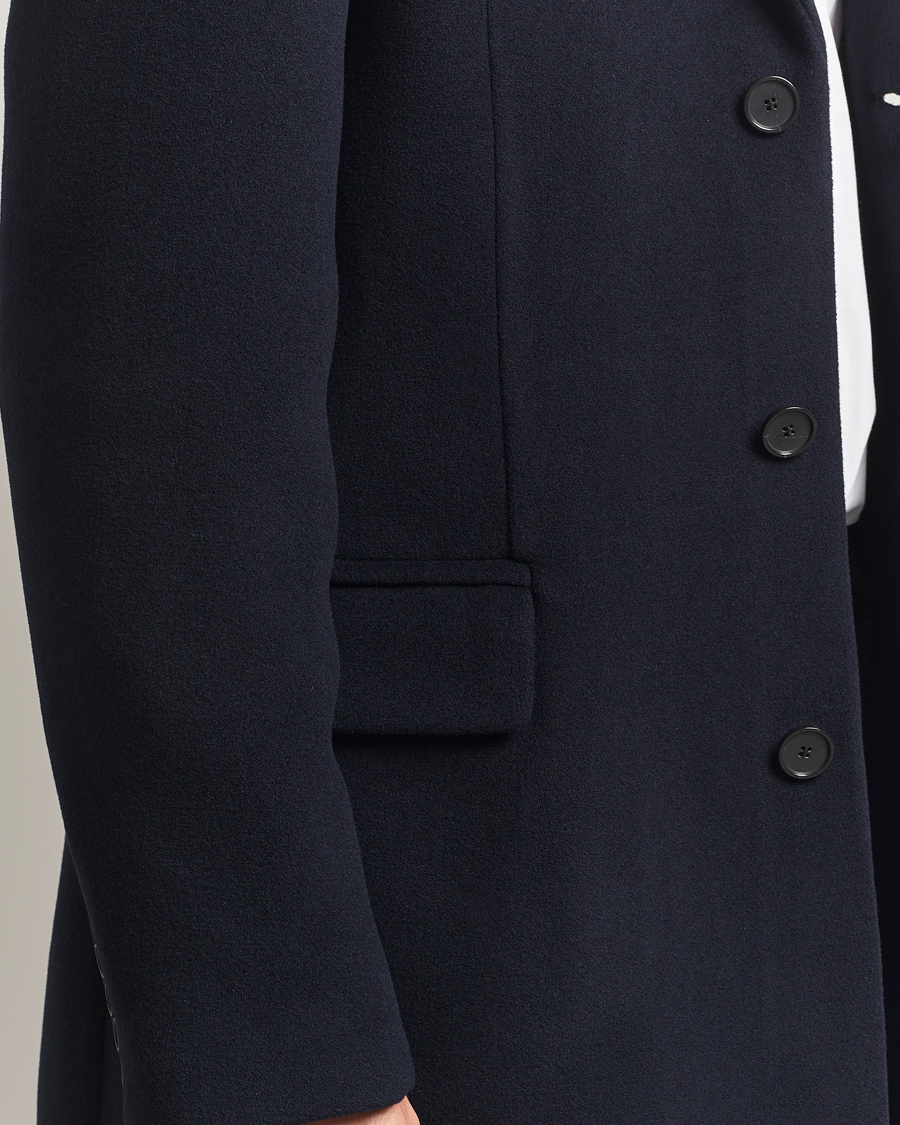 Homme | Manteaux Et Vestes | Filippa K | William Wool Coat Navy