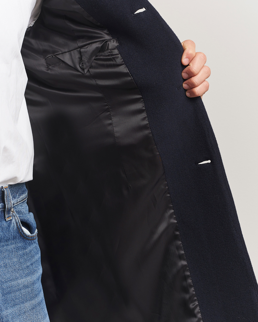 Homme | Manteaux Et Vestes | Filippa K | William Wool Coat Navy