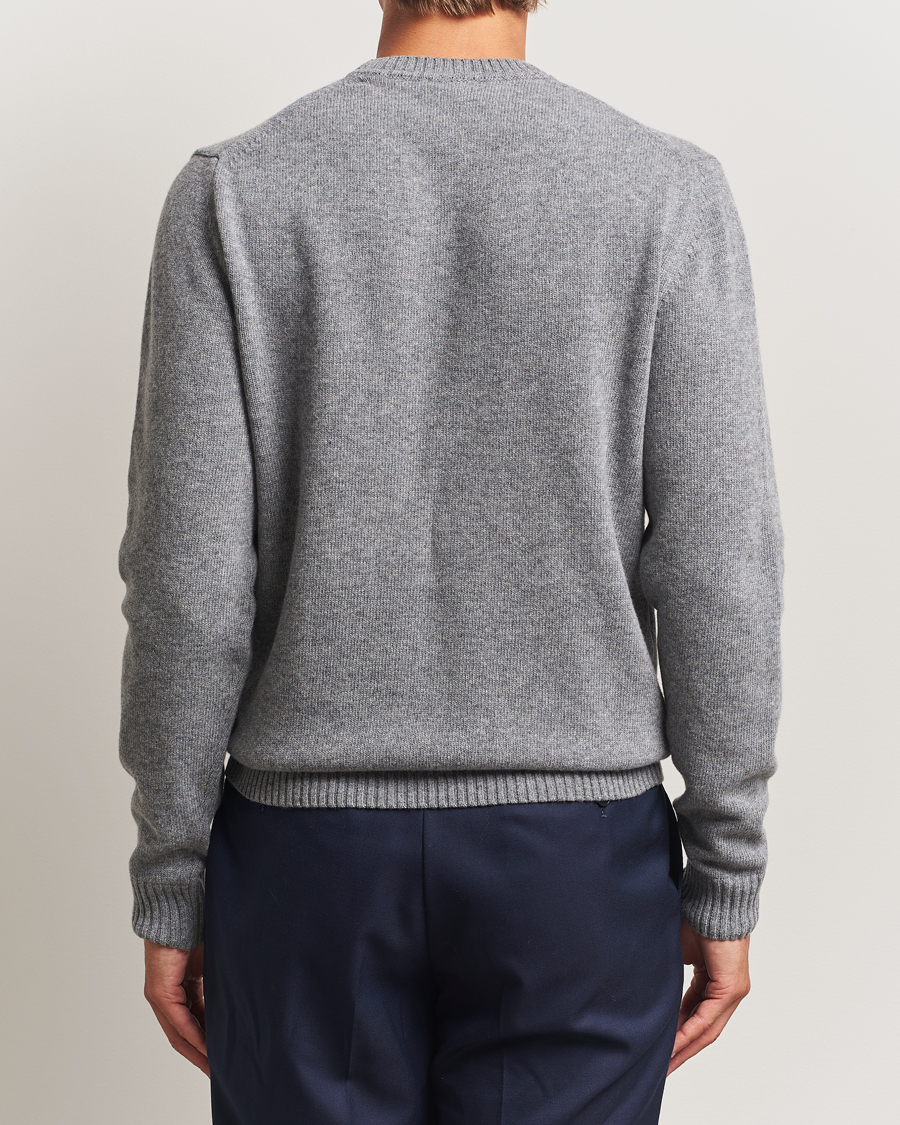 Homme | Pulls Et Tricots | Stenströms | Brushed Merino Crew Neck Grey