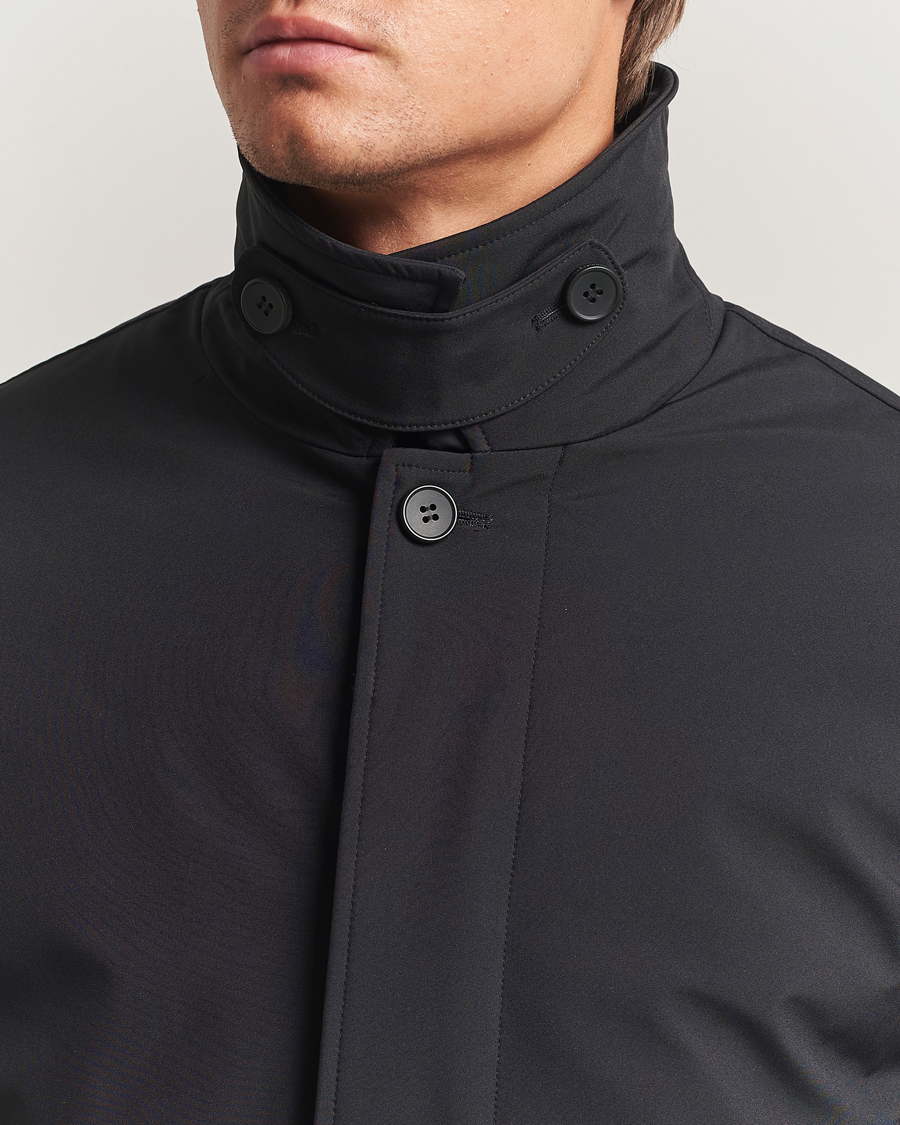Homme | Manteaux Et Vestes | KnowledgeCotton Apparel | Climateshell Padded Carcoat Black