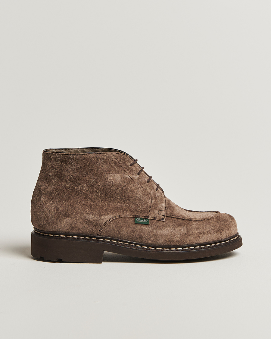 Homme | Bottes | Paraboot | Chambord Mid Derby Brown Suede