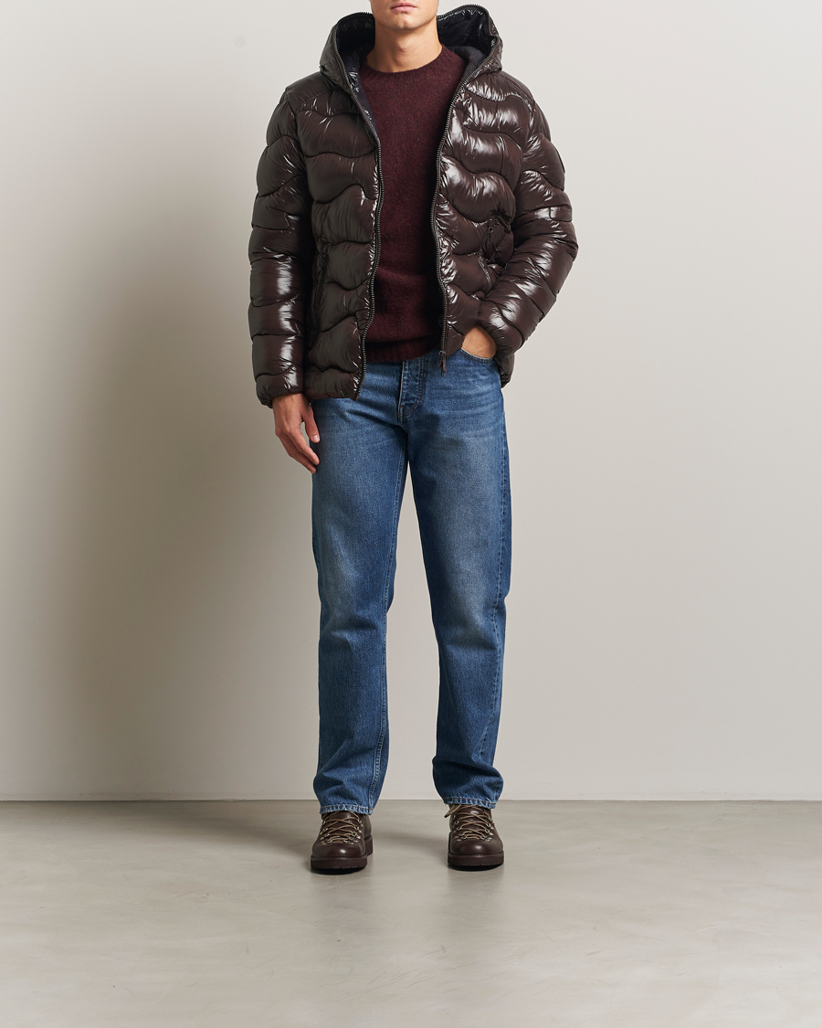 Homme | Manteaux Et Vestes | Save The Duck | Chet Padded Puffer Brown Black