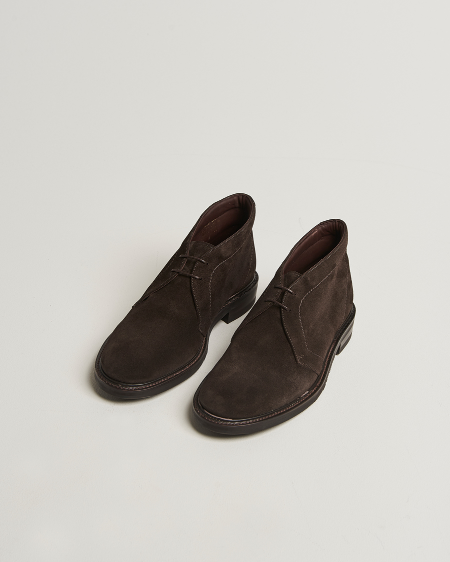 Homme | Bottes | Loake 1880 | Berkeley Suede Boot Dark Brown