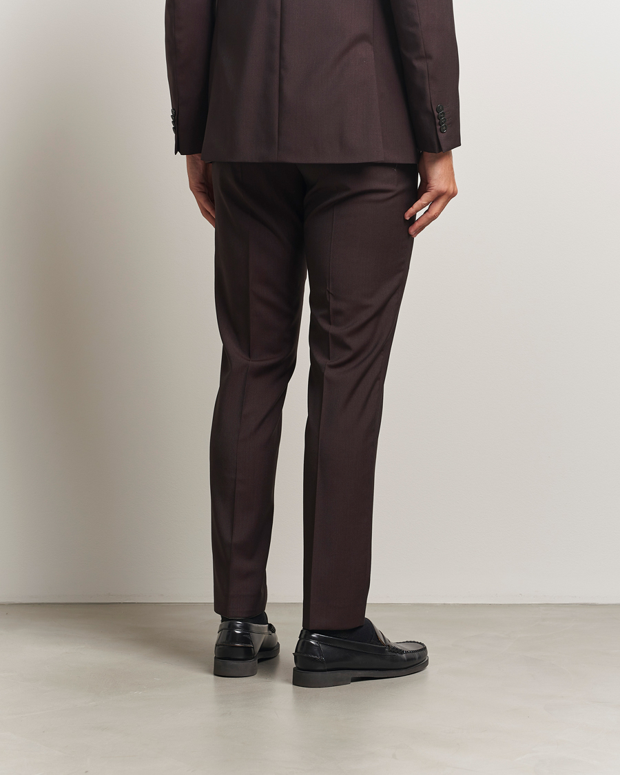 Homme | Pantalons | Tiger of Sweden | Tenuta Wool Suit Trousers Triumph Steel