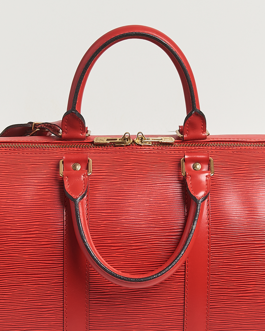 Homme | Louis Vuitton Pre-Owned Keepall 45 Epi Leather Red | Louis Vuitton Pre-Owned | Keepall 45 Epi Leather Red
