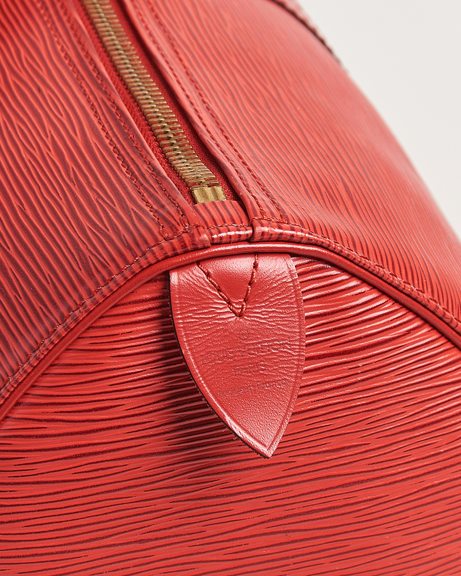 Homme | Louis Vuitton Pre-Owned Keepall 45 Epi Leather Red | Louis Vuitton Pre-Owned | Keepall 45 Epi Leather Red