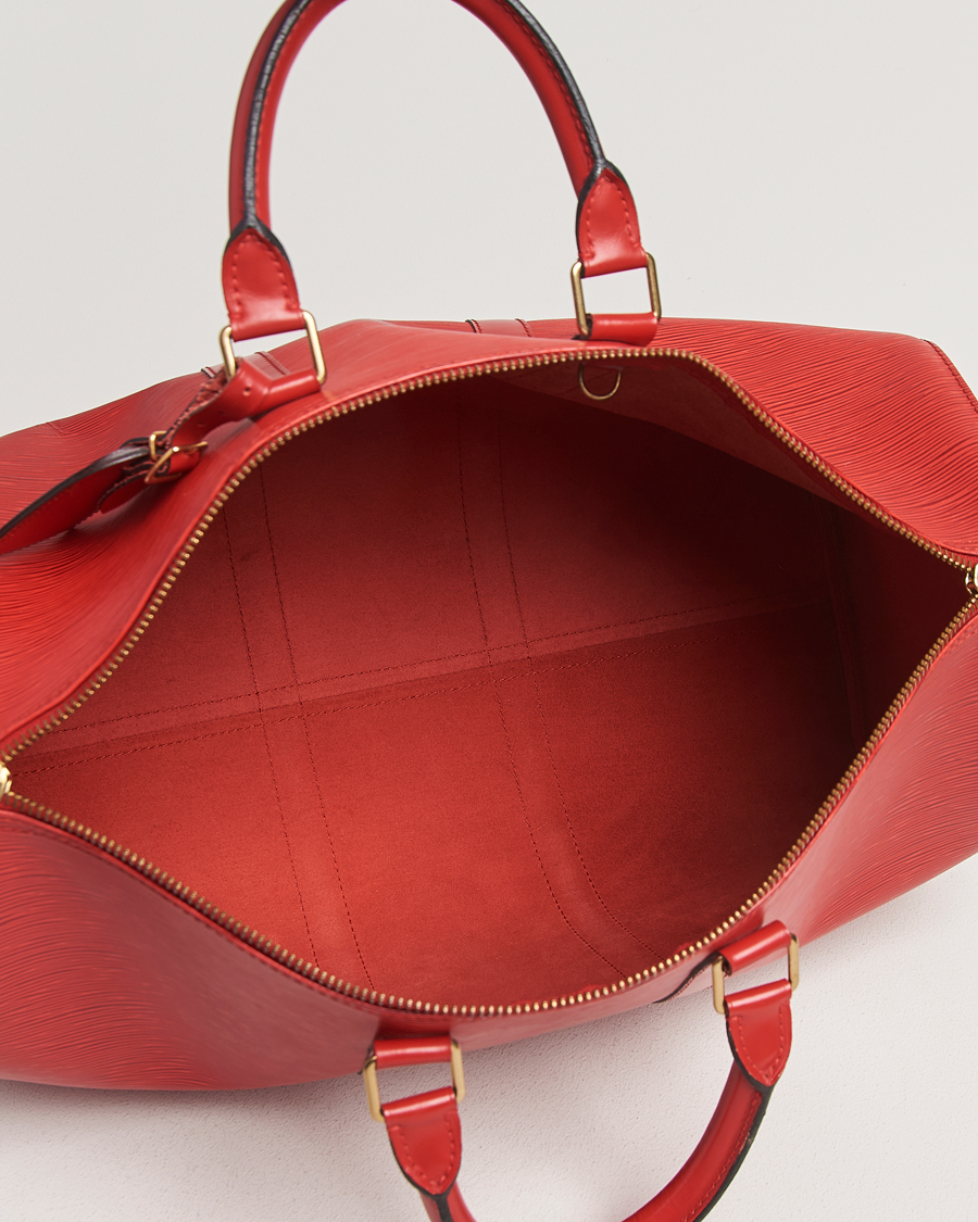 Homme | Louis Vuitton Pre-Owned Keepall 45 Epi Leather Red | Louis Vuitton Pre-Owned | Keepall 45 Epi Leather Red