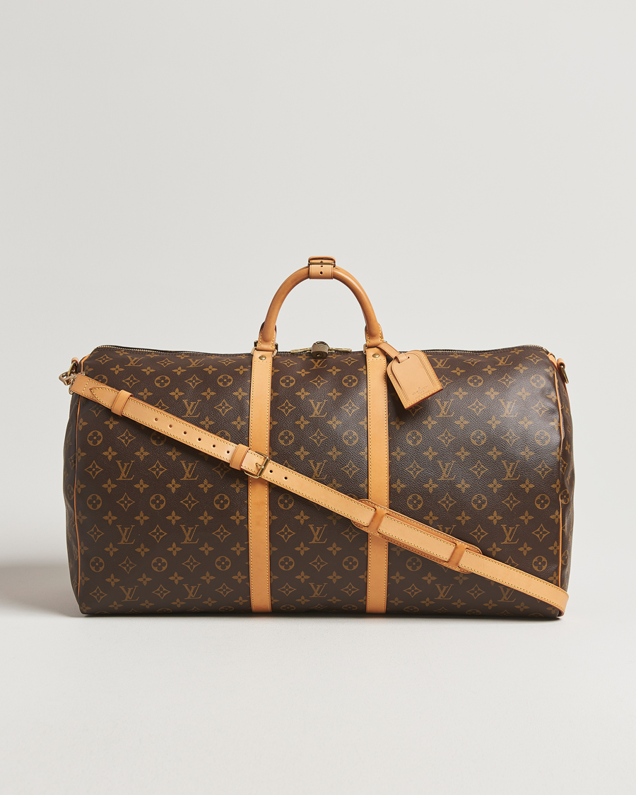 Homme | Louis Vuitton Pre-Owned Keepall Bandoulière 60 Monogram | Louis Vuitton Pre-Owned | Keepall Bandoulière 60 Monogram
