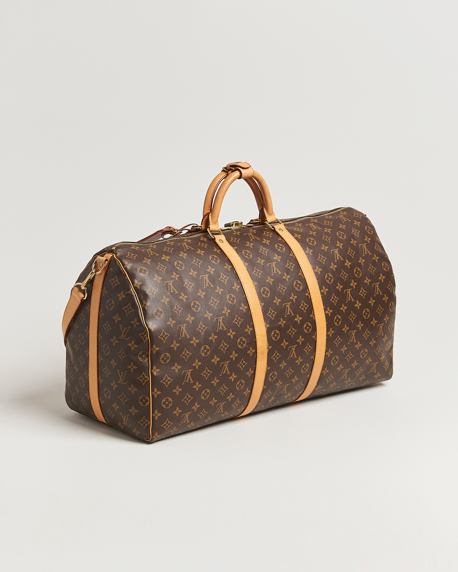 Homme | Louis Vuitton Pre-Owned Keepall Bandoulière 60 Monogram | Louis Vuitton Pre-Owned | Keepall Bandoulière 60 Monogram