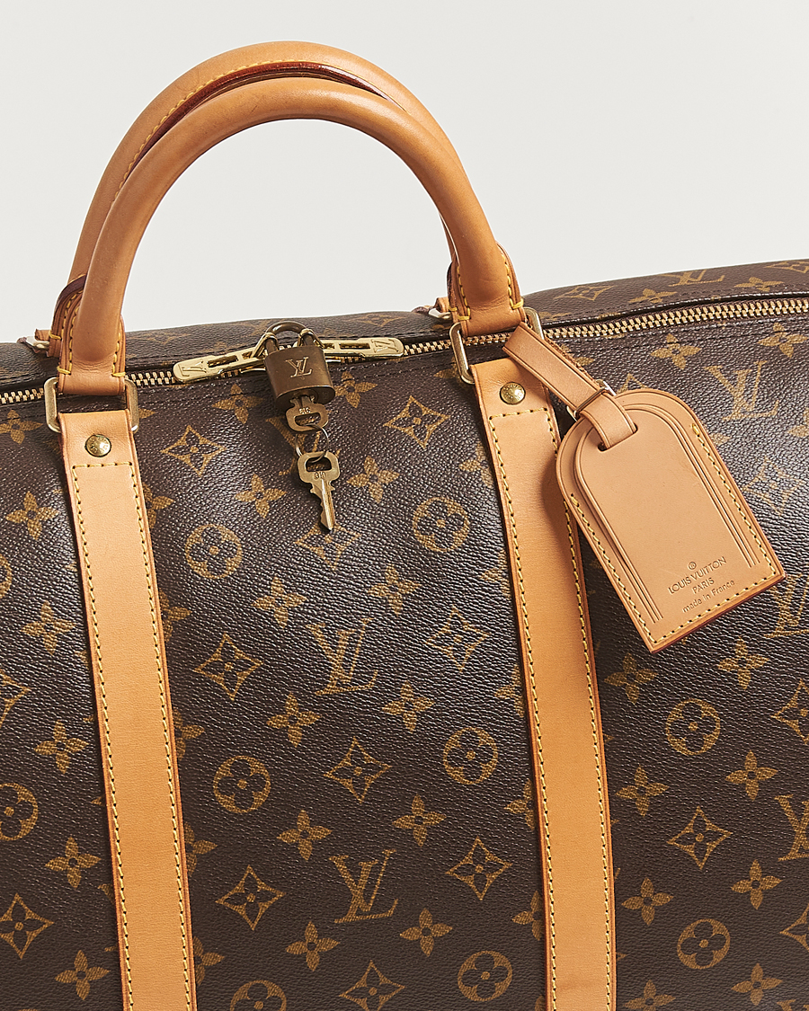 Homme | Louis Vuitton Pre-Owned Keepall Bandoulière 60 Monogram | Louis Vuitton Pre-Owned | Keepall Bandoulière 60 Monogram
