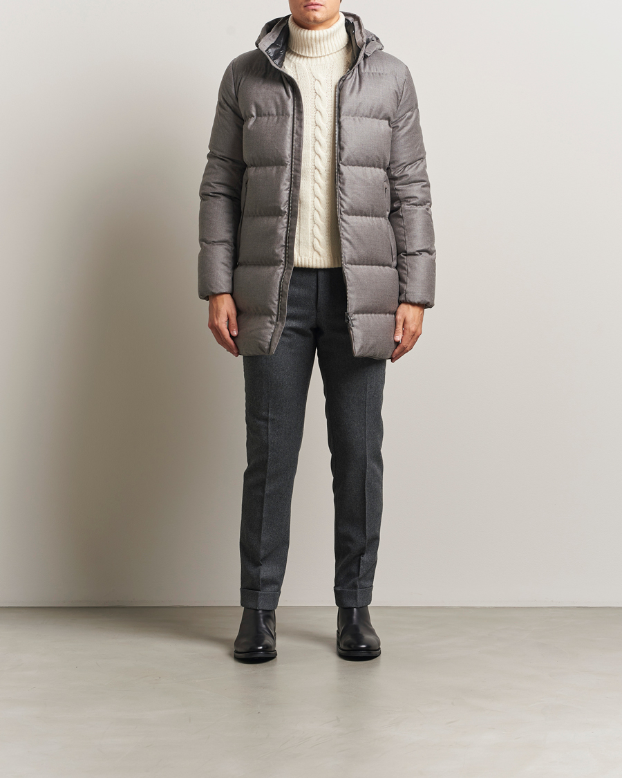 Homme | Manteaux Et Vestes | UBR | Concorde Wool Parka Savile Sand Melange