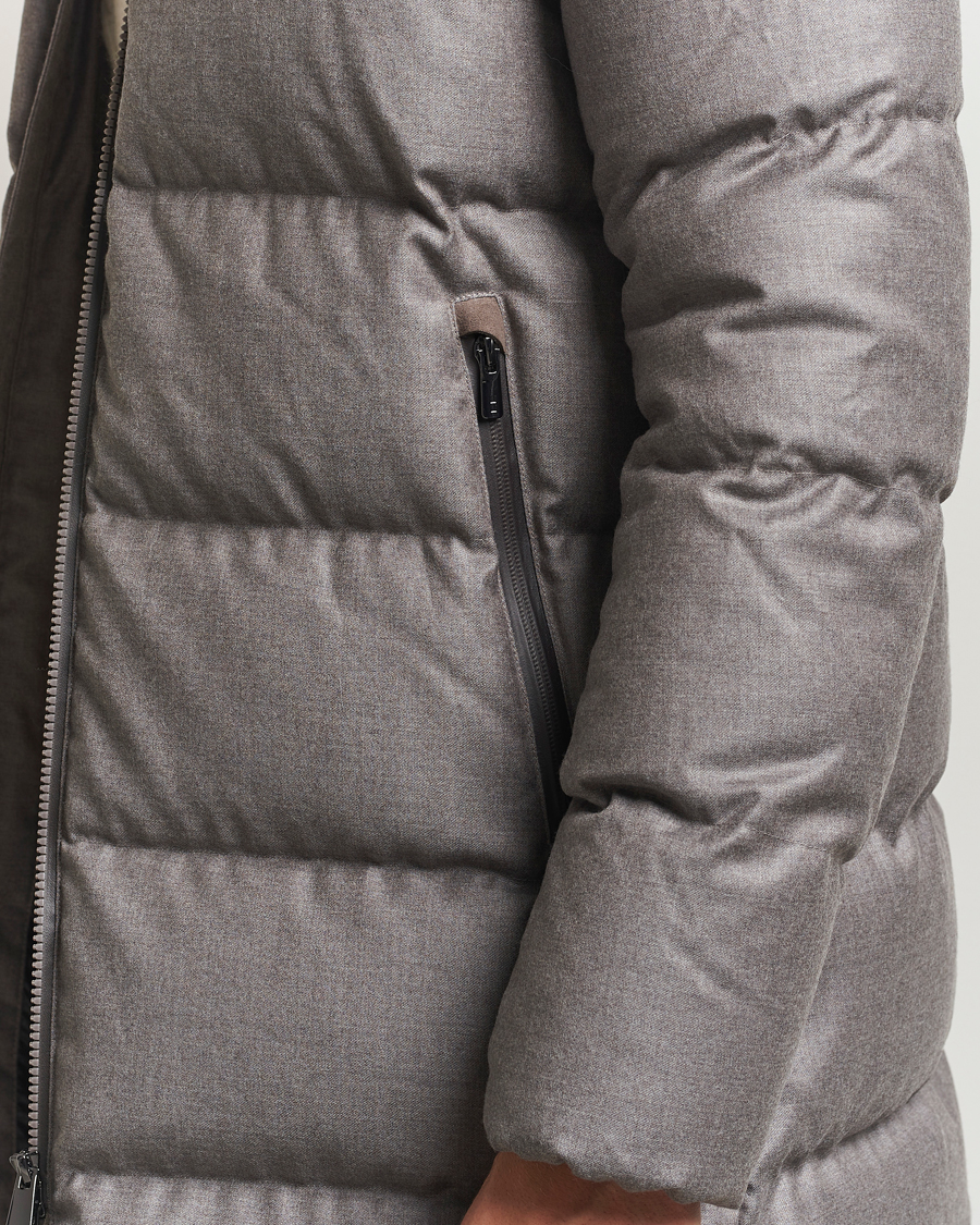 Homme | Manteaux Et Vestes | UBR | Concorde Wool Parka Savile Sand Melange