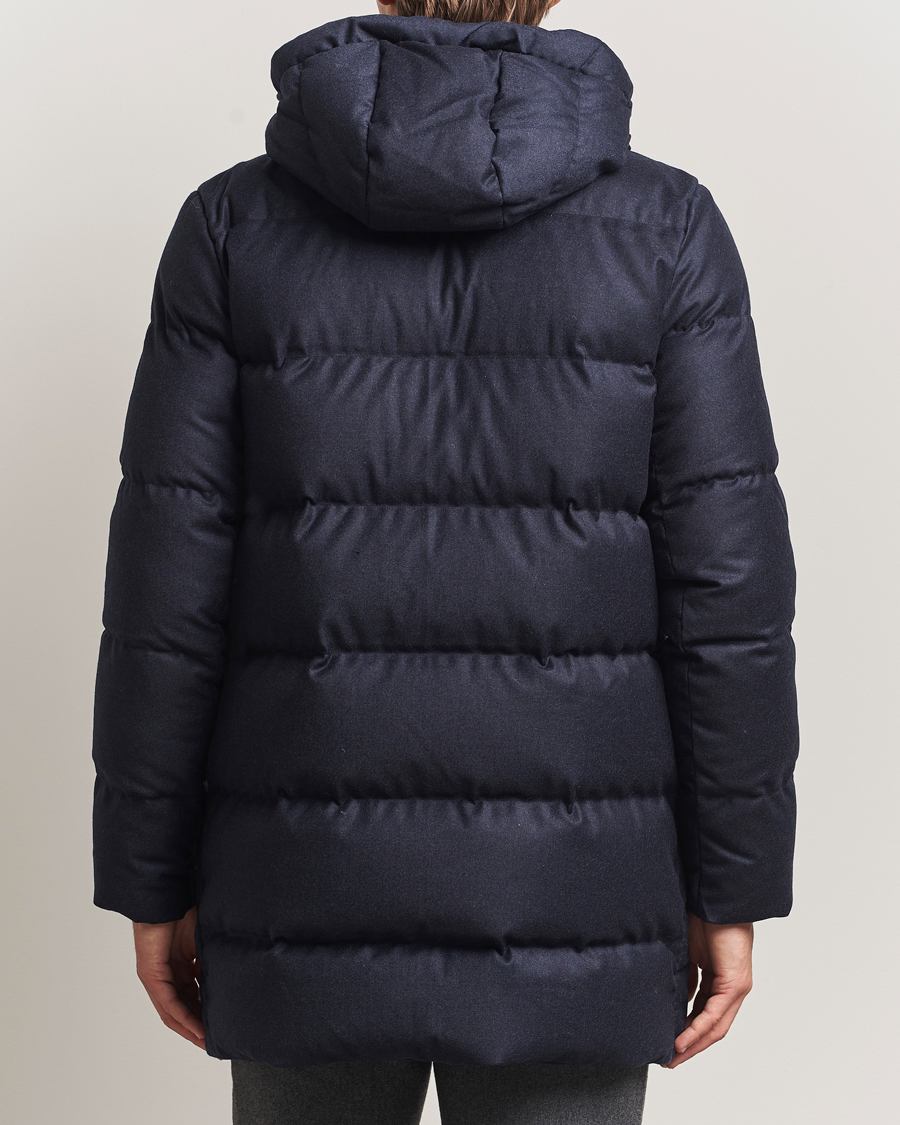 Homme | Manteaux Et Vestes | UBR | Concorde Wool Parka Savile Dark Navy Melange
