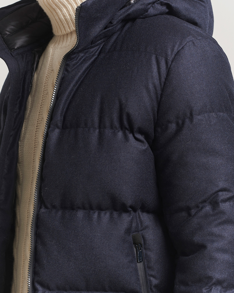 Homme | Manteaux Et Vestes | UBR | Concorde Wool Parka Savile Dark Navy Melange
