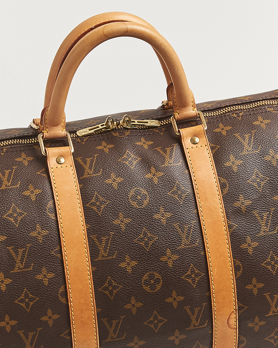 Homme | Louis Vuitton Pre-Owned Keepall Bandoulière 50 Monogram | Louis Vuitton Pre-Owned | Keepall Bandoulière 50 Monogram