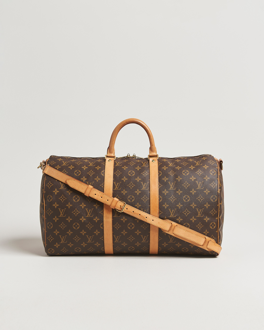 Homme | Louis Vuitton Pre-Owned Keepall Bandoulière 50 Monogram | Louis Vuitton Pre-Owned | Keepall Bandoulière 50 Monogram