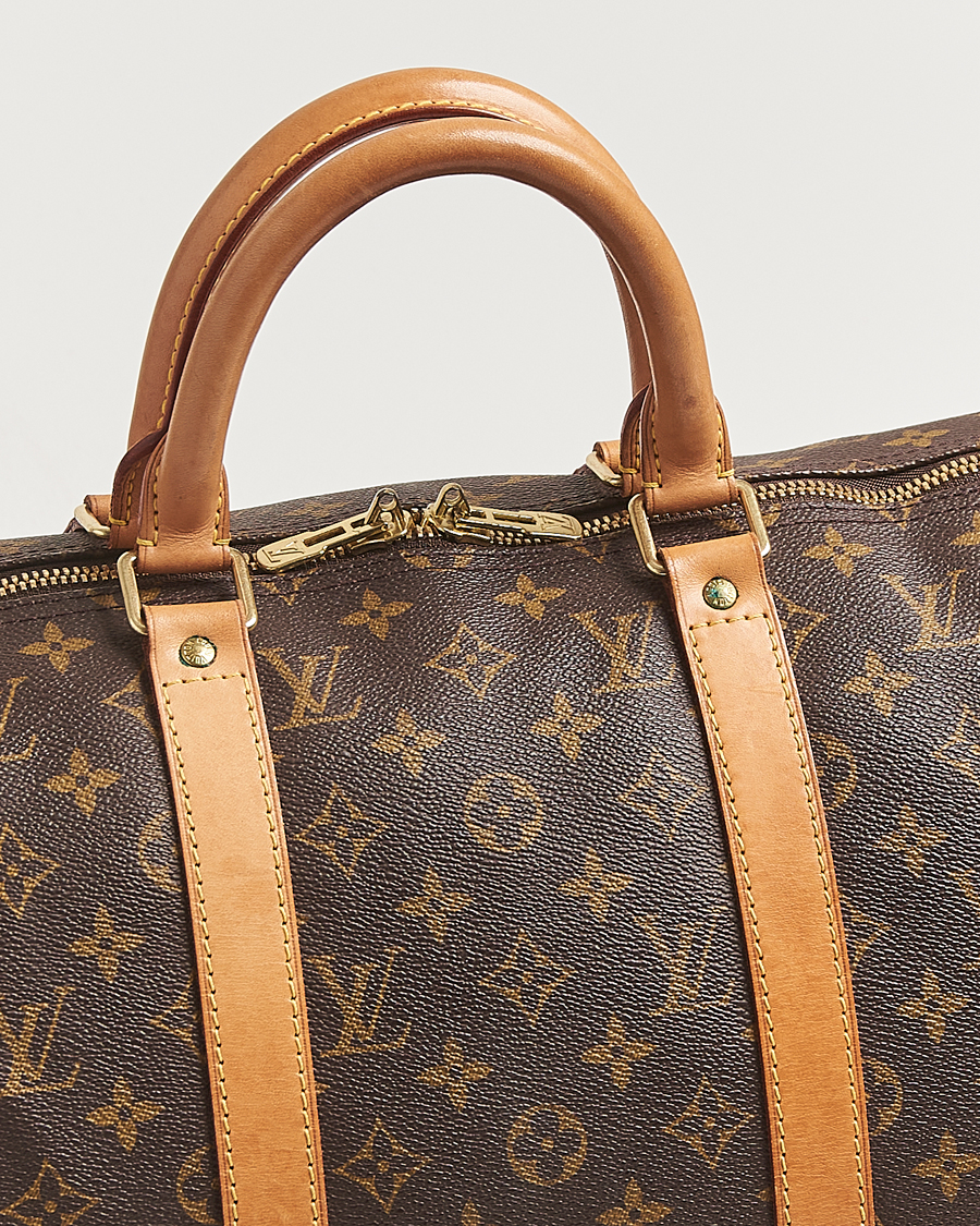 Homme | Louis Vuitton Pre-Owned Keepall Bandoulière 50 Monogram | Louis Vuitton Pre-Owned | Keepall Bandoulière 50 Monogram